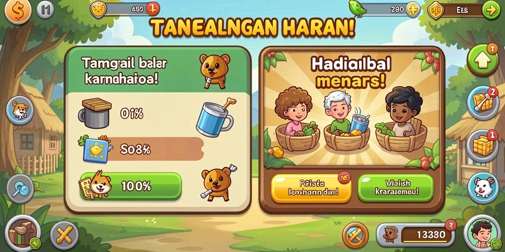 hajitoto - Karakter unik dengan kemampuan berbeda untuk dipilih.
